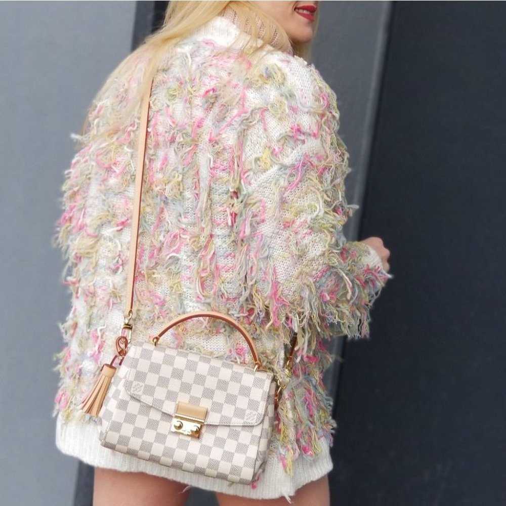 PLAYFUL DOLLZ SHAG FRINGE SWEATER CARDIGAN - Picture 3 of 4